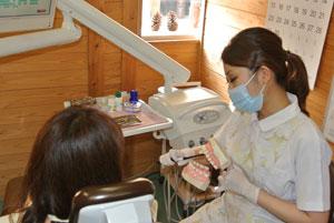 歯の定期清掃と歯のメンテナンス
